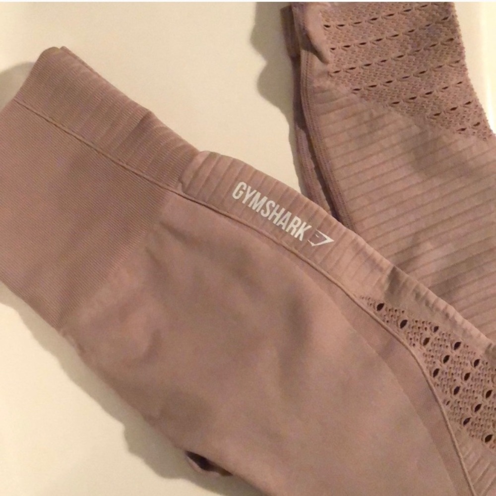 Gymshark Beige High waisted workout leggings S